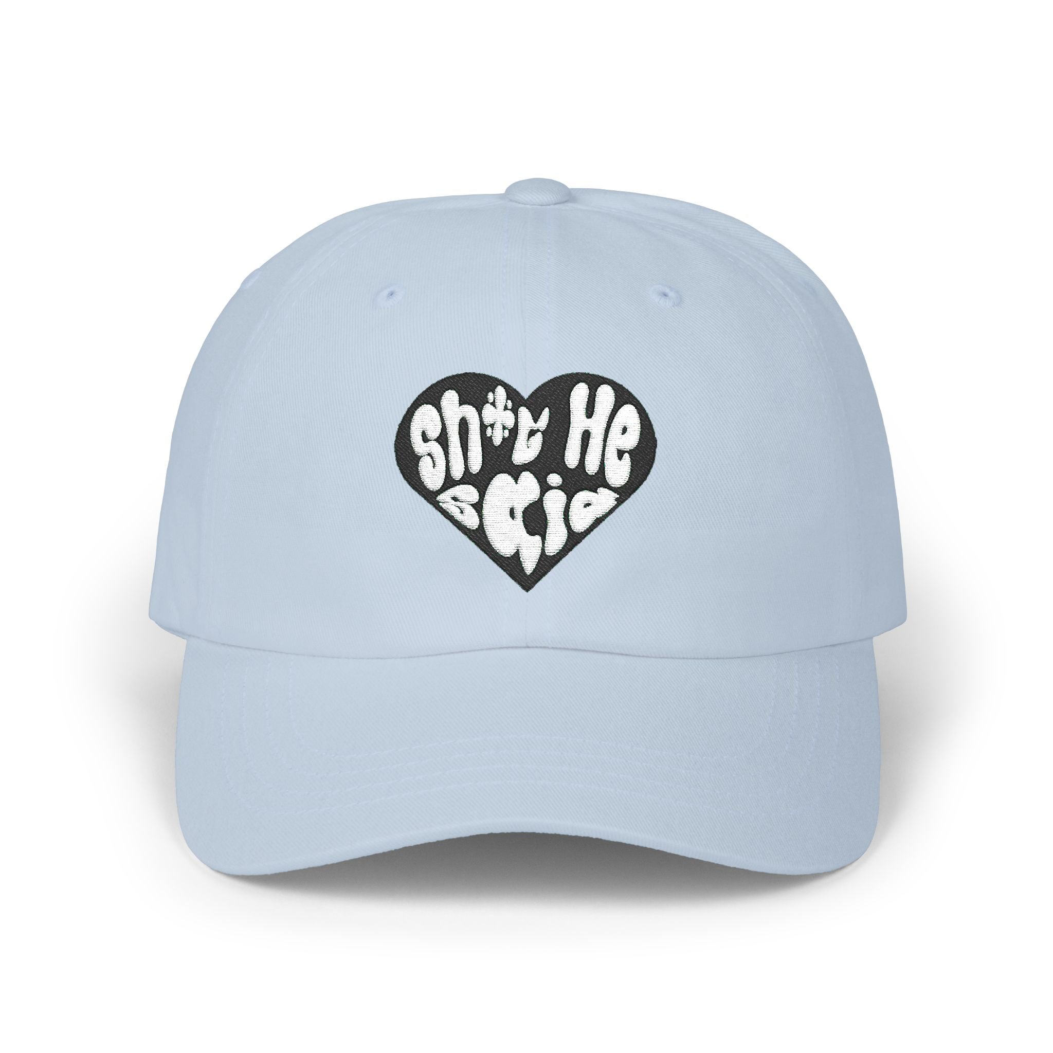 "Sh*t He Said" Dark Green Heart Cap