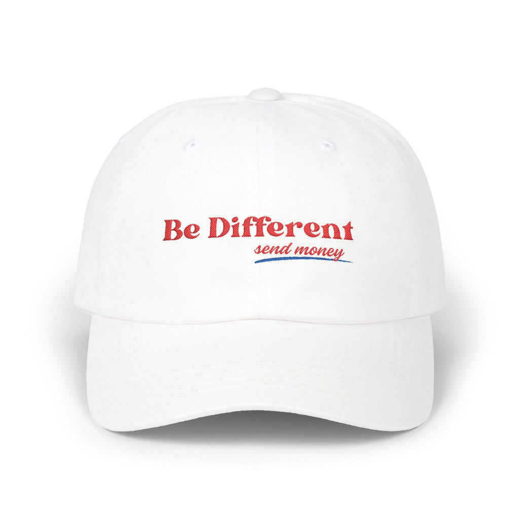"Be Different, Send Money" Cap
